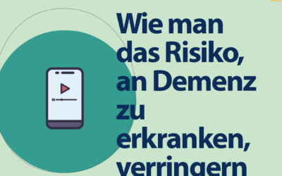 Wie man das Risiko, an Demenz zu erkranken, verringern kann