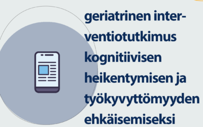 Suomalainen geriatrinen interventiotutkimus kognitiivisen heikentymisen ja työkyvyttömyyden ehkäisemiseksi (Finger).